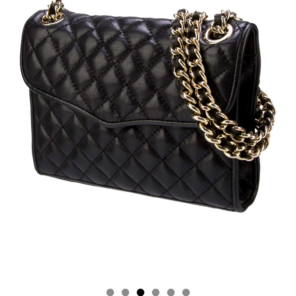 Rebecca Minkoff black quilted shoulder bag